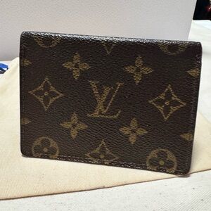 Louis Vuitton Brown Monogram Slim Card Sleeve